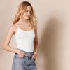 Amazon Essentials Women's Slim-Fit Camisole, Pack of 4, Black/Brown/Light Brown/White, Large view 2
