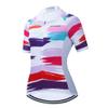 BIYINGEE Women's Cycling Jersey Short Sleeve Sweat Wicking Painting White Size XS view 1