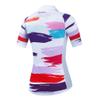 BIYINGEE Women's Cycling Jersey Short Sleeve Sweat Wicking Painting White Size XS view 2