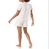 Amazon Essentials Women's Cotton Modal Piped Notch Collar Pajama Set, Comfortable Loungewear (Available in Plus Size), Pale Pink, Small view 2