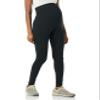 Amazon Essentials Women's Comfortable Over The Belly High Waisted Stretchy Maternity Leggings, Black, Large view 1