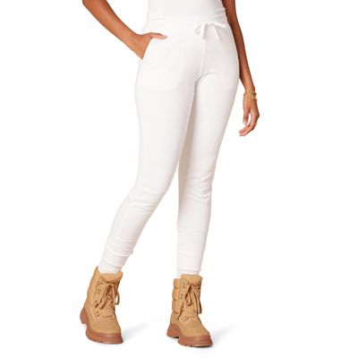 Amazon Essentials Women's Fleece Jogger Sweatpant (Available in Plus Size), White, X-Small