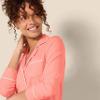Amazon Essentials Women's Cotton Modal Long-Sleeve Shirt and Full-Length Bottom Pajama Set, Coral Pink, XX-Large view 4