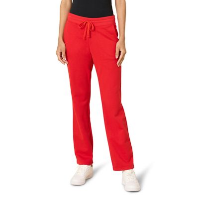 Amazon Essentials Women's Straight Leg Sweatpants with Drawstring for Women, Fleece - (Available in Plus Size), Red, XX-Large
