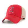 '47 MLB Trawler Mesh Clean Up Adjustable Hat, Adult One Size Fits All (Los Angeles Angels Red) view 1