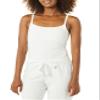 Amazon Essentials Women's Maternity Nursing Friendly Camisole with Adjustable Straps and Built-in Shelf Bra, Pack of 2, Black/White, Small view 2
