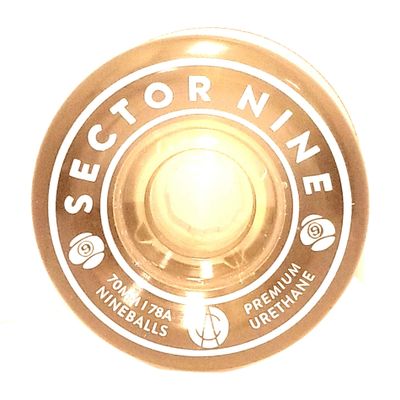 Sector 9 Nineballs Longboard Wheels 70MM 78A Smoke