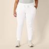 Amazon Essentials Women's Fleece Jogger Sweatpant (Available in Plus Size), White, XX-Large view 3