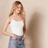 Amazon Essentials Women's Slim-Fit Camisole, Pack of 4, Black/Charcoal Heather/Dusty Pink/White, X-Large view 2