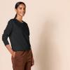 Amazon Essentials Women's Fleece Crewneck Pullover Sweatshirt (Available in Plus Size), Black Heather, 5X view 3