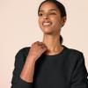 Amazon Essentials Women's Fleece Crewneck Pullover Sweatshirt (Available in Plus Size), Black Heather, 5X view 4