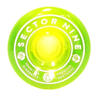 Sector 9 Nineballs Longboard Wheels 70MM 78A Green