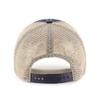 47 MLB Trawler Primary Logo Team Color Mesh Trucker Clean Up Adjustable Hat, Adult One Size Fits All - Atlanta Braves Navy view 2