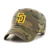 47 MLB Camo Clean Up Adjustable Hat, Adult One Size Fits All (as1, Alpha, one_Size, San Diego Padres) view 1
