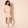 Amazon Essentials Women's Fleece Blouson Sleeve Boatneck Sweatshirt Dress (Available in Plus Size), Beige, X-Large view 3