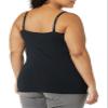 Amazon Essentials Women's Maternity Nursing Tops, Pregnancy Clothes with Adjustable Straps and Built-in Shelf Bra, Pack of 2, Black, X-Small view 4
