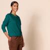 Amazon Essentials Women's Fleece Crewneck Pullover Sweatshirt (Available in Plus Size), Dark Green, X-Small view 3