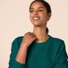 Amazon Essentials Women's Fleece Crewneck Pullover Sweatshirt (Available in Plus Size), Dark Green, X-Small view 4