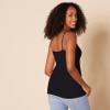 Amazon Essentials Women's Slim-Fit Camisole, Pack of 4, Black/Grey/Navy/Olive, Small view 3