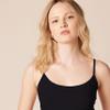 Amazon Essentials Women's Slim-Fit Camisole, Pack of 4, Black/Grey/Navy/Olive, Small view 4