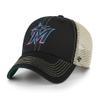 '47 MLB Trawler Mesh Clean Up Adjustable Hat, Adult One Size Fits All (Miami Marlins Black) view 1