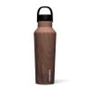 Corkcicle Sport Canteen - Keeps Drinks Cold 25 Hours - Stainless Steel Water Bottle - Triple-Insulated - Spill-Proof - Summer Drinkware Gift - Keeps Drinks Ice Cold - 20 oz - Walnut Wood view 1