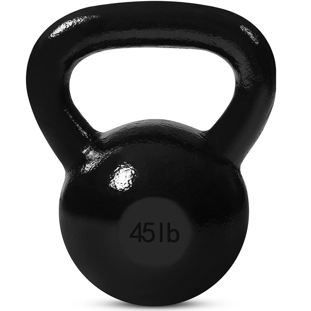 JFIT Kettlebell Weights Cast Iron, 45 LB