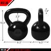 JFIT Kettlebell Weights Cast Iron, 45 LB view 2