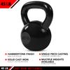 JFIT Kettlebell Weights Cast Iron, 45 LB view 3