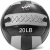 JFIT Wall Ball, 20 LB, Gray/Black view 1
