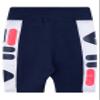 Fila Girls High Waisted Bike Shorts Kids Clothing Activewear (Navy, Large) view 2