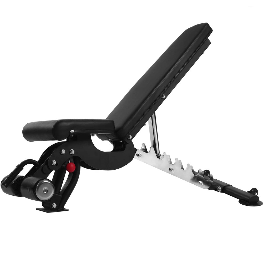 JFIT Adjustable Weight Bench, 1000 LB for Strength Training,Black