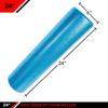 JFIT High Density Foam Roller, Solid Blue, 24-Inch view 2