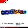 JFIT Weighted Workout Bar with Rubber Padding, 48, 20 LB view 4