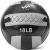 JFIT Wall Ball, 18 LB, Gray/Black, New! Gray/Black (20-0055-gry) view 1