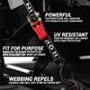 Boat Tie Down Straps to Trailer (Pack of 2) - 2,400lbs Break - 1" x 4 Heavy Duty Ratchet Boat Straps - UV Treated - Made in New Zealand view 2