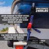 Boat Tie Down Straps to Trailer (Pack of 2) - 2,400lbs Break - 1" x 4 Heavy Duty Ratchet Boat Straps - UV Treated - Made in New Zealand view 4