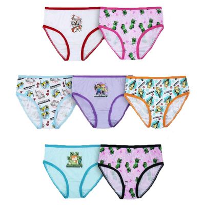 Minecraft 7 Pack Briefs Panties - 4