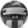 JFIT Wall Ball, 6 LB, Gray/Black view 1
