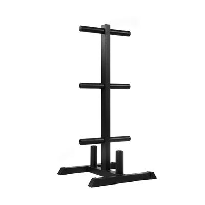 JFIT Weight Rack and 2 Bar Holder for 2 Olympic Plates, Stores Up to 850 LB