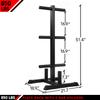 JFIT Weight Rack and 2 Bar Holder for 2 Olympic Plates, Stores Up to 850 LB view 2