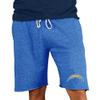 Concepts Sport Men's Royal Los Angeles Chargers Mainstream Terry Shorts view 1
