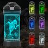 Attivolife Kids Water Bottle Light up Dinosaur, Jurassic Cup 3D Illusion Glowing Lamp-14 OZ Dino BPA Free Eco-Friendly Timer Function, Cool Unique Gifts for Boy Girl Toddler Camping view 1