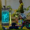 Attivolife Kids Water Bottle Light up Dinosaur, Jurassic Cup 3D Illusion Glowing Lamp-14 OZ Dino BPA Free Eco-Friendly Timer Function, Cool Unique Gifts for Boy Girl Toddler Camping view 2