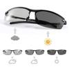 LJIMI Photochromic Sports Sunglasses with Polarized Lens for Men and Women Outdoor Driving Cycling Fishing 100% UV400 Protection Eyewear Anti Glare Eyeglasses Reduce Eye Fatigue Safety Glasses Shades view 2