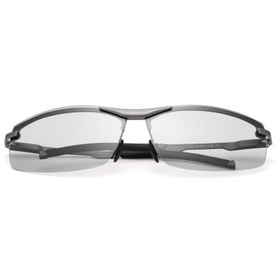LJIMI Photochromic Sports Sunglasses with Polarized Lens for Men and Women Outdoor Driving Cycling Fishing 100% UV400 Protection Eyewear Anti Glare Eyeglasses Reduce Eye Fatigue Safety Glasses Shades