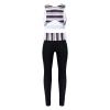 easyforever Kid Girls 2 Pcs Dance Sports Outfits Bra Tank Crop Top Athletic Leggings Set Gymnastics Gym Tracksuit Black 6 view 2