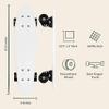 Retrospec Quip Mini Cruiser Skateboard 22.5" and 27" Classic Retro Plastic Cruiser Complete Skateboard with ABEC 7 Bearings and PU Wheels Compact Board with Grippy, Molded Waffle Deck view 2
