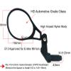 Hafny E13 Approved E-Bike Mirror, Large Surface Bar End Bike Mirror, HD Automotive Grade Glass Bicycle Mirror, Safe Blast-Resistance Cycling Mirror, view 2