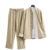 Loose Tai Chi Uniform Men Kung Fu Clothing,Martial Arts Suit,Including Shirts,Pants,Jackets yellow-4XL view 1